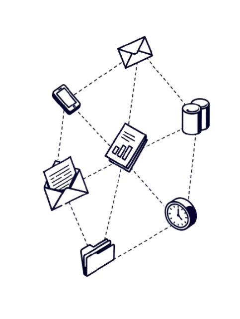 Visualisation d'un réseau d'automatisations connectées